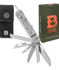 Robust Edelstahl 13in1 Multitool - Geschenk für Männer - Outdoor Survival Messer with Schere und Camping Gadgets