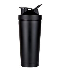 HENKi Thermo Shaker Edelstahl [700ml] I 100% Auslaufsicher - Extra robust Für Fitness-Lovers I 12 Stunden eiskalte Shake