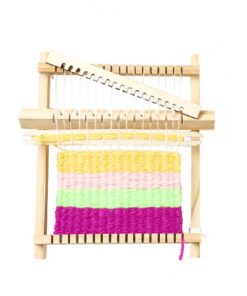 Holz Handstrickmaschine Kids Webrahmen 2# Set DIY Strickset | Holzwebstuhl Kinder Webrahmen 2# Loom Kit Set | Kids Holz