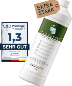 KLARBERG Abflussreiniger – PROFI Rohrreiniger EXTRA STARK für Bad & Küche – Effektiv gegen Haare & Verstopfungen – 1000m
