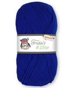 Frida's Wollhaus #15te Babygarn Wolle Stricken Häkeln 45 Farben (64 | Königsblau) 100 g Allround Basic Garn Weich