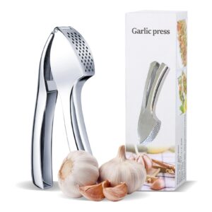 Premium Knoblauchpresse - Robust und langlebig - Ideal für Knoblauch- und Ingwerspenden - Leichtes Zerkleinern - Ideal f