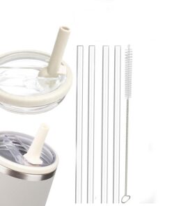Stanley Quencher Ersatzdeckel 40oz, 1 Packung Auslaufsichere Tumbler Ersatz, wiederverwendbare Becherabdeckungs-Sets mit