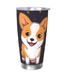 RLDOBOFE Kaffeebecher mit Deckel und Strohhalm, vakuumisoliert für heiße und kalte Getränke, Geschenkidee für Liebhaber,