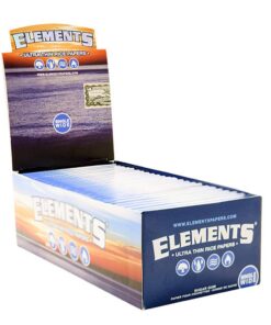 Rolling Papers Elements 70mm Länge 100 Packs für Raucher (2 Boxes x 50 Packs) (2 in 1)