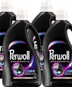 PERWOLL Black Waschmittel für dunkle Textilien - sanfte Reinigung mit Dreifach-Renew-Technologie - für alle Farben und F