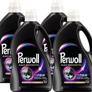 PERWOLL Black Waschmittel für dunkle Textilien - sanfte Reinigung mit Dreifach-Renew-Technologie - für alle Farben und F