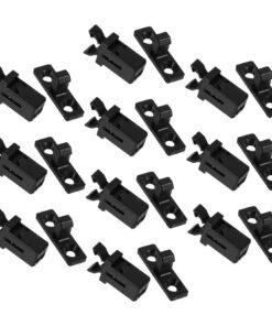 10 Stück Langlebige Mülltonnendeckel aus Abs und Metall mit Riegeln für Touch Top Abfalleimer - Einfache Montage, passe