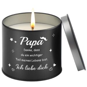 PRSTENLY Papa Geschenk von Tochter - 9oz Lavendel Duftkerze zum Vatertag
