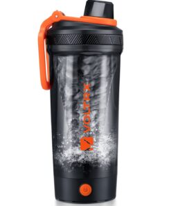 VOLTRX Shaker Flasche für BPA-freies Protein-Shake Mixen | Gallium USB C wiederaufladbare elektrische Shaker Tassen | T