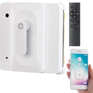 Sichler Profi-Fensterputz-Roboter PR-040 mit Bluetooth & App (Fensterreinigung, Akku-Sauger)