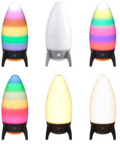 Northpoint LED Nachtlicht für Kinder mit Bewegungsmelder und Farbwechsel in Rakete inklusive Batterien Northpoint LED Na