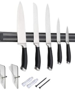 Magnetsicher Messerhalter 55cm für Küchenutensilien und Werkzeuge | Starkmagnetschale 55cm Messerleiste fuer Küche | Ho