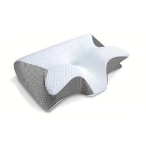 Curolex Ergonomisches Nackenkissen aus Memory Foam - ideal für Seiten-, Rücken- und Bauchschläfer - orthopädische Unters
