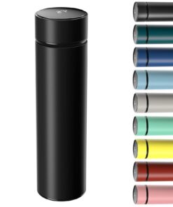 Homealexa 500ml Thermosflasche: Edelstahl, Vakuum Isolierung, LED-Touchscreen-Temperaturanzeige, perfekt für Home, Büro,