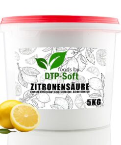 Premium Zitronensäure im Eimer | Hochwertige Zitronensäure im Eimer für Gartenanpflanzungen | 5000g