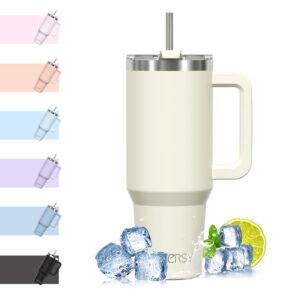 WATERSY 40oz Thermobecher zu Go für Heißkalte Getränke mit Vakuumisolation und Griff, ideal für Autofahrer und Office-Wo