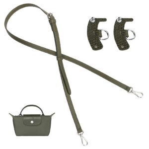 Carreneu Kompatibel mit Longchamp Le Pliage Mini Schulterriemen für Damen Imuartige Gestalt und Fertigungsalter Leder Ko