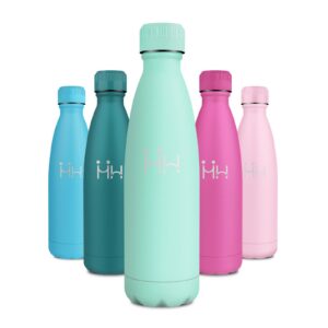 Edelstahl Trinkflasche 500ml Doppelwandig BPA-frei Isolierflasche für Sport und Outdoor