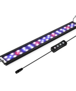 Hygger 16W Aquarium LED Beleuchtung, dimmbare Lichtfarben mit Timer, verstellbare Halterung für 28cm-137cm Aquarium Fisc