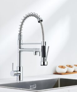 Auralum Küchen Wasserhahn Ausziehbar Hochdruck Edelstahl Spültischarmatur Küchenarmatur Küchenbereich