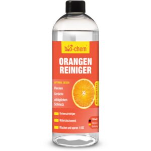 Bio-Chem Orangenreiniger Konzentrat - Starker Allzweckreiniger - Sehr ergiebiges Reinigungskonzentrat mit Orangeterpenen