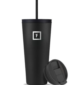 IRON °FLASK Classic Tumbler |0 - Mitternachtsschwarz, 32 oz, vakuumisolierte Edelstahl-Wasserflasche für Outdoor-Aktivit