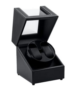 Tolesum Uhrenbeweger 2 Uhren, USB-Type c Automatik, schwarz - Ideal für Herren und Damen bei speziellen Anlässen mit zwe