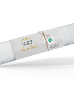 ZOLLNER Seitenschläferkissen in 40x145 cm - Entlastung für Rücken, Hüfte, Beine und Bauch - für Schlafroutine - waschbar