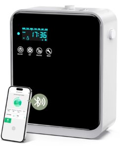 HOTOIQ Smart Scent Air Machine für DuftölDiffusion im Hotel (Schwarz) | Bluetooth Aromatherapie Diffusor für Hotels und