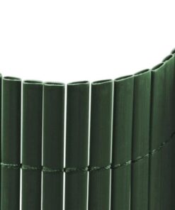 Sehen Sie sich den grünen PVC Sichtschutzmantel an - perfekt für Garten und Pool (2-teilig)