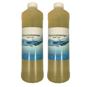 Ultraschallreiniger Konzentrat für Brillen und Schmuck (2000 ml) - HD Reinigungstag Ultraschallreiniger für Zahnprothese