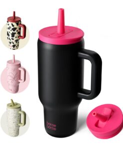 Bottlebottle 30oz Edelstahl Kaffeebecher – BPA-frei, doppelwandig, für Reise, Büro & Uni – als Geschenkidee (Schwarz)