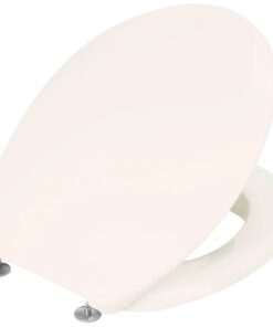 Cornat WC-Sitz Cetina - Schlichter Look in Pergamon - Pflegeleichter Duroplast - Unifarbenes Design passt in jedes Badez