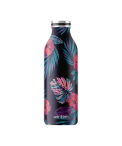 Wintem Thermosflasche 500 ml für Fitnessstudio und Büro - Edelstahl, 12 Std. warm, 24 Std. kalt, BPA-frei, umweltfreundl
