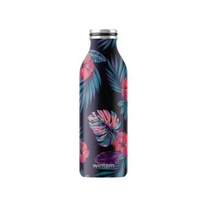 Wintem Thermosflasche 500 ml für Fitnessstudio und Büro - Edelstahl, 12 Std. warm, 24 Std. kalt, BPA-frei, umweltfreundl