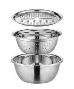 Yaztauho 3-in-1 Siebbecken Multifunktionales Edelstahl Set Für Die Küche