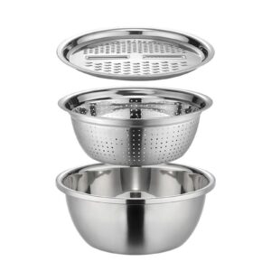 Yaztauho 3-in-1 Siebbecken Multifunktionales Edelstahl Set Für Die Küche