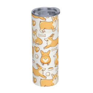 YXDVPALNE Wasserflasche Isolierte 20 Unzen Edelstahl Becher Vakuum Tumbler - Ideal für Outdoor-Activity Bewahrter Temper
