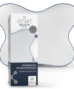 smartsleep® Ergonomisches Visco-Schaum Nackenkissen – HWS-stützend für Rücken- & Seitenschläfer