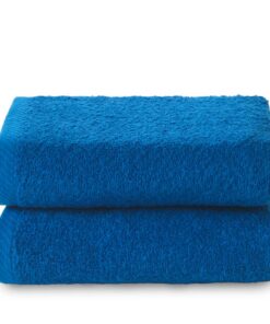 Top Towel - Große Badetücher - 100 % Baumwolle - Blau - 50x100 cm - 2 Hand- oder Waschbeckenhandtücher - Dusch- und Bade