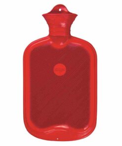 Sänger Wärmflasche Doppellamellschutz, 2l, rot