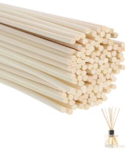 Duftstäbchen Nachfüllpack 50 Stück für Raumduft im Büro & Zuhause | Holzstäbchen Für Reed Diffuser - 50 Stück Nachfüllp