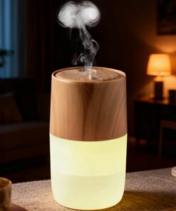 300ml Aroma Diffuser für Zuhause und Büro mit 7-Farben-LED-Licht und Jellyfish Spray Mode