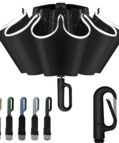 Viccoon Reise Regenschirm Sturmfest für Herren und Damen - Automatik Groß Taschenschirm 106cm UPF50+ Windsicher Schirm-T