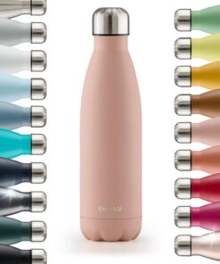Blumtal doppelwandige Insulated Bottle 500 ml - auslaufsichere Trinkflasche kalt & warm - BPA-freie rostbeständige Isoli