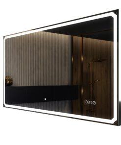 FORAM LED Badspiegel - Beleuchtet -Für moderne Badezimmer - Auf Maß hergestellt - 110x70 cm - Individuelle Bestellung