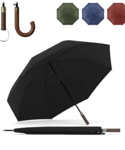 Regenschirm sturmfest Auf-Automatik für Damen & Herren | XXL groß & stabil für 2 Personen | Golfschirm Reise 123 cm Ø wi