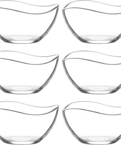 Vira Glasschalen-Set 6/12/24 Teile 310ml Hochwertiges Glas Spülmaschinengeeignet