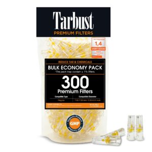 Tarbust 300 Anti Teerfilter für Zigaretten,_regular_8mm_Plastik_filter,300_Filters_zum_aufsätzen_für_zigaretten